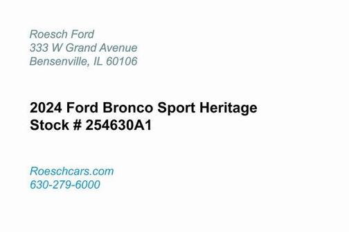 2024 Ford Bronco Sport Heritage