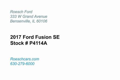 2017 Ford Fusion SE