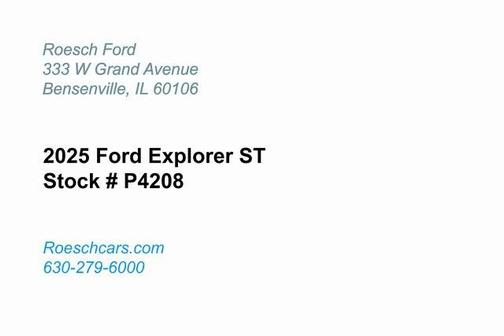 2025 Ford Explorer ST