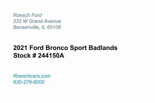 2021 Ford Bronco Sport Badlands