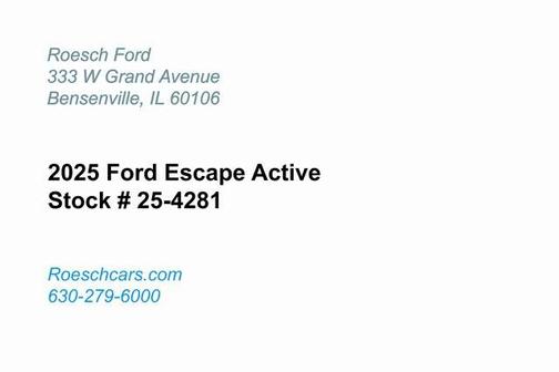 2025 Ford Escape Active