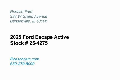 2025 Ford Escape Active
