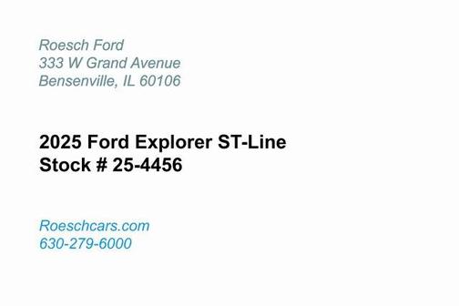 2025 Ford Explorer ST-Line