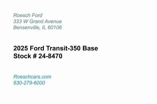 2025 Ford Transit-350 Base