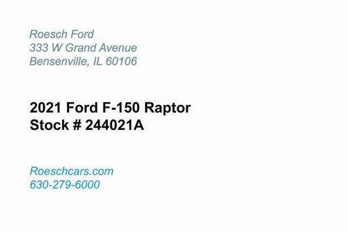 2021 Ford F-150 Raptor