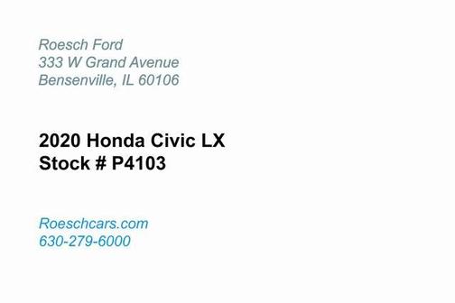 2020 Honda Civic LX