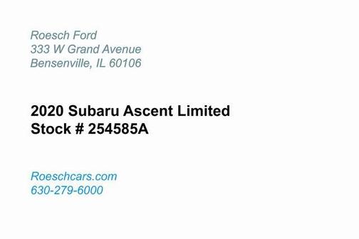 2020 Subaru Ascent Limited 7-Passenger
