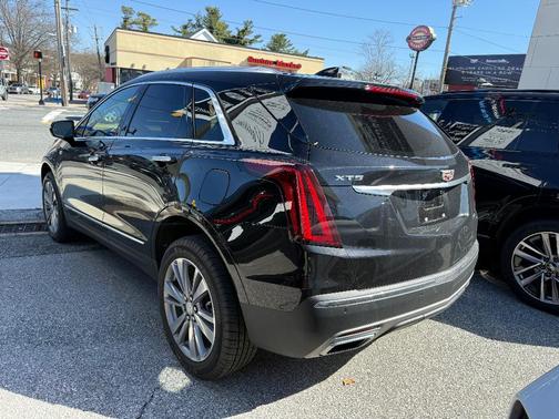 Stellar Black Metallic 2025 Cadillac XT5 Premium Luxury