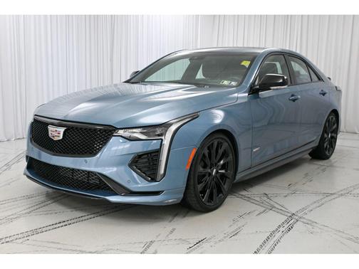 Midnight Steel Metallic 2023 Cadillac CT4-V V-Series