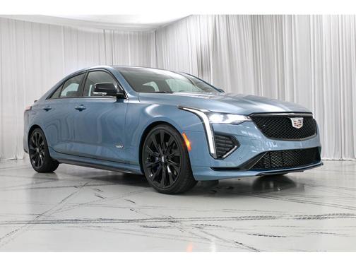 Midnight Steel Metallic 2023 Cadillac CT4-V V-Series