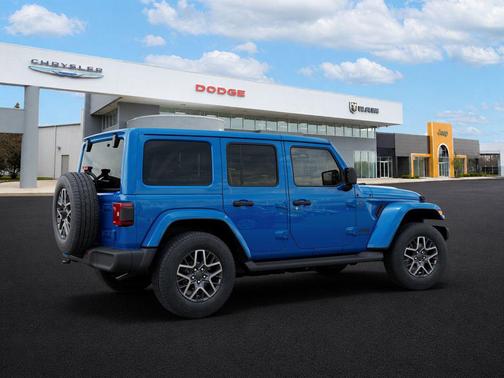 hydro blue pearlcoat 2026 Jeep Wrangler 4-Door Sahara 4x4