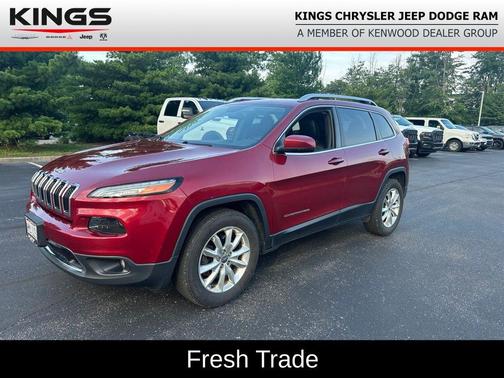 Deep Cherry Red Crystal Pearlcoat 2017 Jeep Cherokee Limited