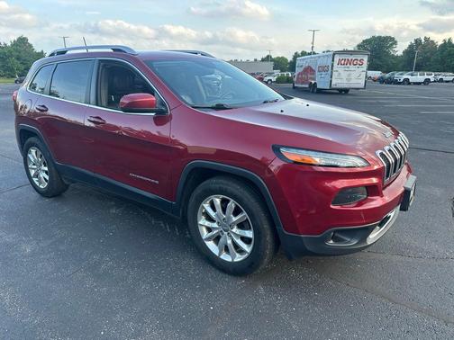 Deep Cherry Red Crystal Pearlcoat 2017 Jeep Cherokee Limited