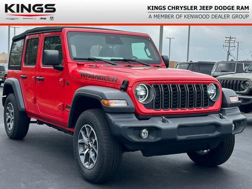 Firecracker Red Clearcoat 2025 Jeep Wrangler Sport S