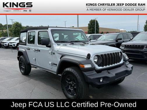 Silver Zynith Clearcoat 2024 Jeep Wrangler Sport