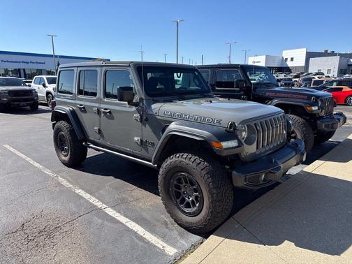 Sting-Gray Clearcoat 2023 Jeep Wrangler 4-Door High Tide 4x4