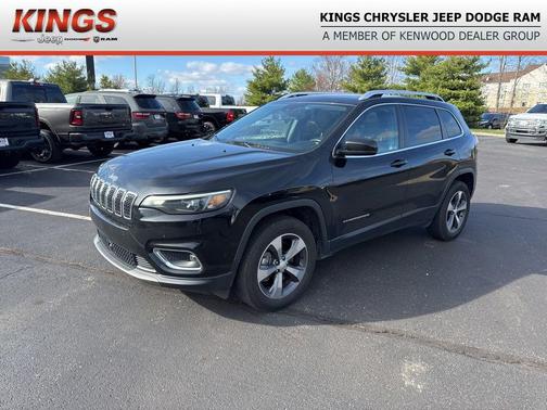 Diamond Black Crystal Pearlcoat 2019 Jeep Cherokee Limited