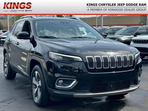 Diamond Black Crystal Pearlcoat 2019 Jeep Cherokee Limited