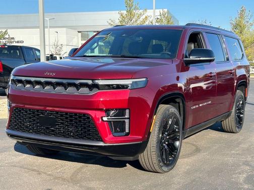 Velvet Red Pearlcoat 2026 Jeep Grand Wagoneer L Limited Reserve 4x4