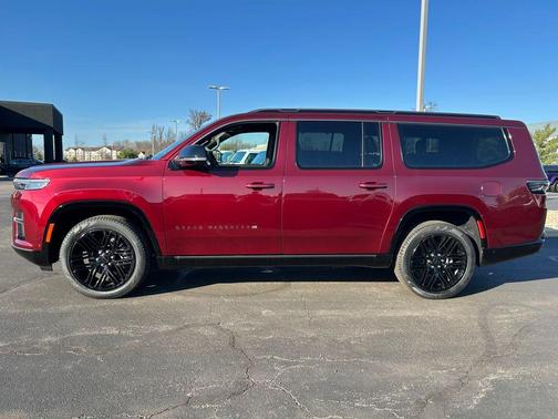 Velvet Red Pearlcoat 2026 Jeep Grand Wagoneer L Limited Reserve 4x4