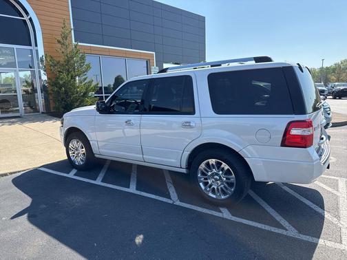 White Platinum Metallic Tri-Coat 2014 Ford Expedition Limited