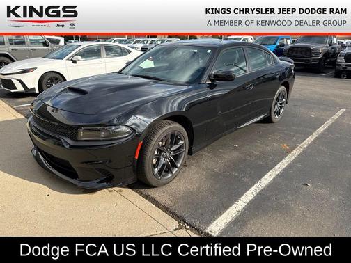 Pitch Black Clearcoat 2023 Dodge Charger GT