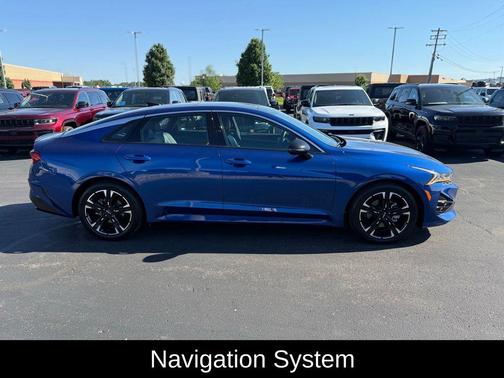 Sapphire Blue 2022 Kia K5 GT-Line