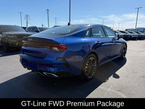 Sapphire Blue 2022 Kia K5 GT-Line