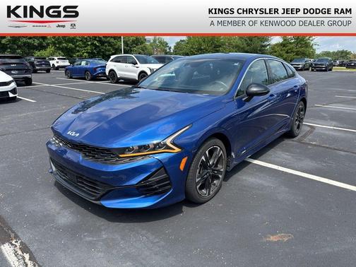 Sapphire Blue 2022 Kia K5 GT-Line