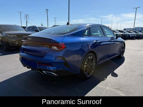 Sapphire Blue 2022 Kia K5 GT-Line