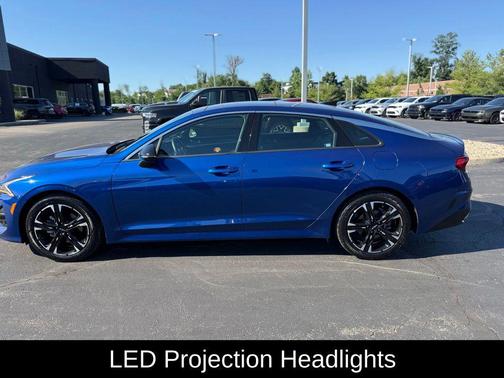 Sapphire Blue 2022 Kia K5 GT-Line