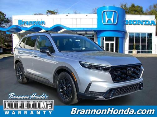 Solar Silver Metallic 2026 Honda CR-V Hybrid Sport-L