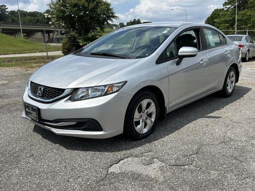 Silver 2014 Honda Civic LX