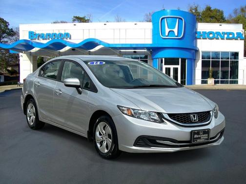 Silver 2014 Honda Civic LX