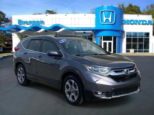 Gray 2017 Honda CR-V EX-L