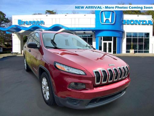 Red 2017 Jeep Cherokee Sport