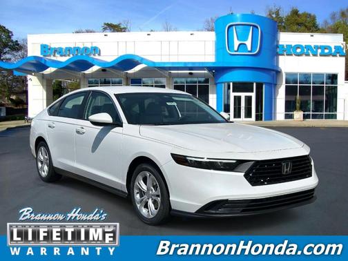 Platinum White Pearl 2026 Honda Accord LX