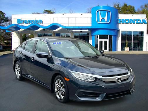 Blue 2017 Honda Civic LX