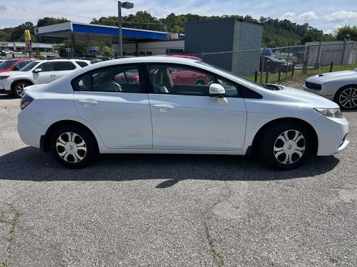 White Orchid Pearl 2013 Honda Civic Hybrid