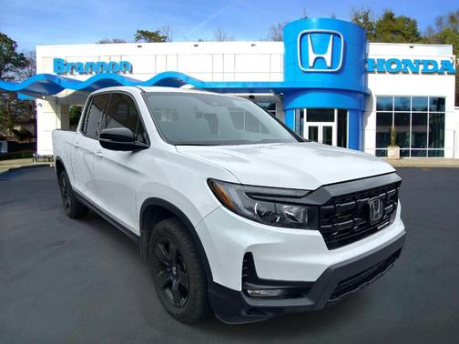 White 2025 Honda Ridgeline Black Edition