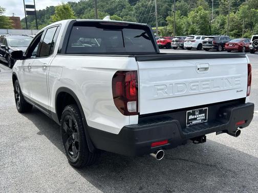 White 2025 Honda Ridgeline Black Edition
