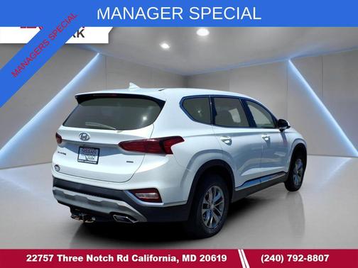 Quartz White 2019 Hyundai SANTA FE SEL 2.4