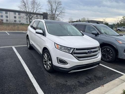 WHITE PLATINUM MET TRI-COAT 2016 Ford Edge Titanium