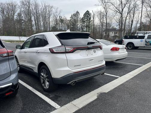 WHITE PLATINUM MET TRI-COAT 2016 Ford Edge Titanium