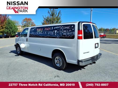 2022 GMC Savana 3500 RWD 3500 Extended Wheelbase LS