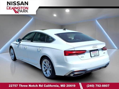 White 2024 Audi A5 Sportback 45 S Line Premium Plus