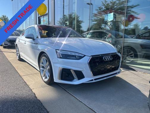 White 2024 Audi A5 Sportback 45 S Line Premium Plus