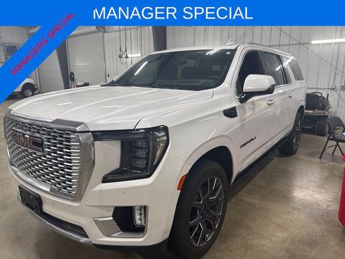 White Frost Tricoat 2023 GMC Yukon XL Denali