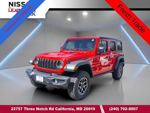 Firecracker Red Clearcoat 2024 Jeep Wrangler Rubicon