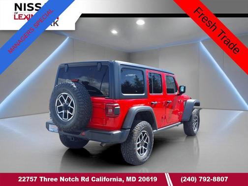Firecracker Red Clearcoat 2024 Jeep Wrangler Rubicon